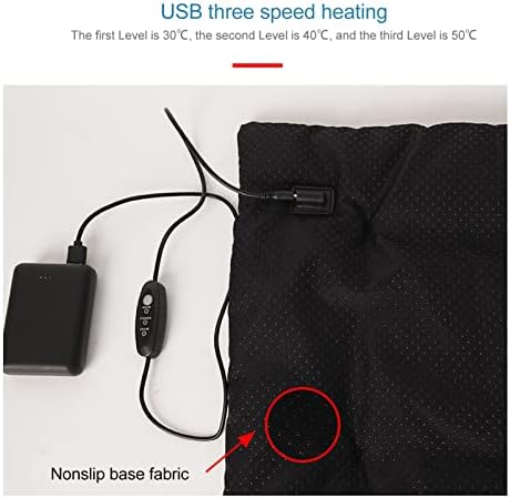 Yosoo USB Heating Pad 37x47cm Auto Off 3 Levels