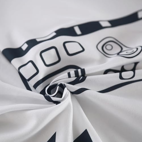 SDIII White Gamer Duvet Cover Set Twin with Pillowcases
