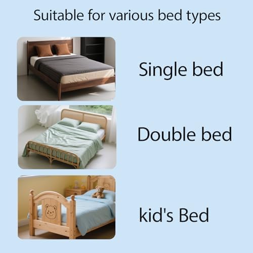 Veroral Bed Sheet Holder Lock Strips 4 Pack - Grey