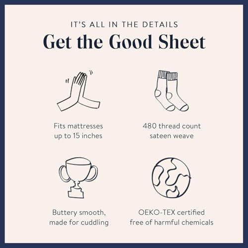 Brooklinen Luxury Sateen Sheet Set 7 Piece King Size White