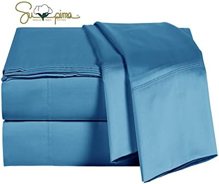 ELINEN 100 Supima Cotton King Sheet Set 4 pcs