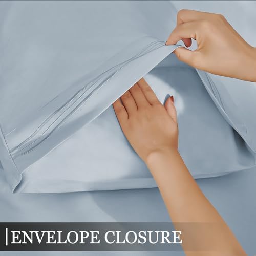 Yibeizi Light Blue Twin XL Sheet Set 1