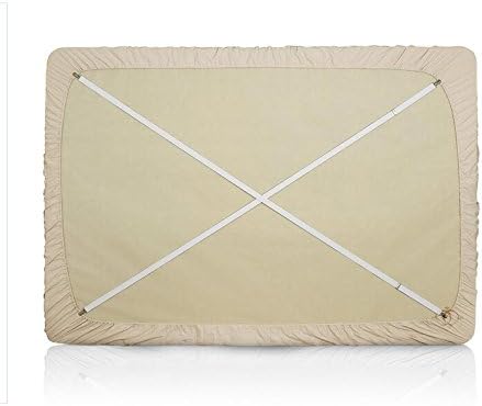 Toweter Bed Sheet Straps with Metal Clips - Black