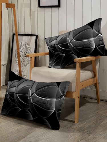 Kxry Black Basketball Comforter Set Twin Size