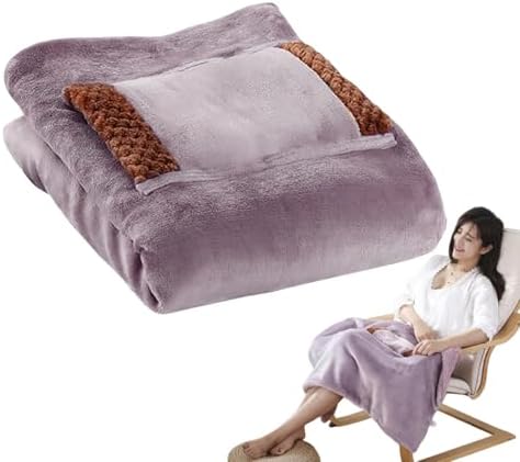 USB Rechargeable Electric Throw Blanket with Temperature Control