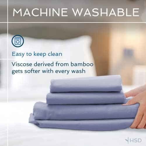 Hotel Sheets Direct 3 Piece Twin Size Bamboo Sheet Set