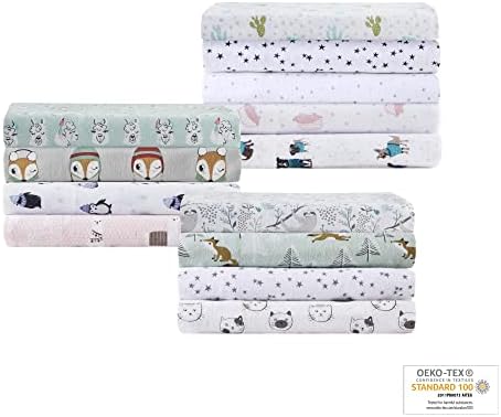 Intelligent Design Flannel Sheet Set with Animal Prints Twin XL 3 Piece