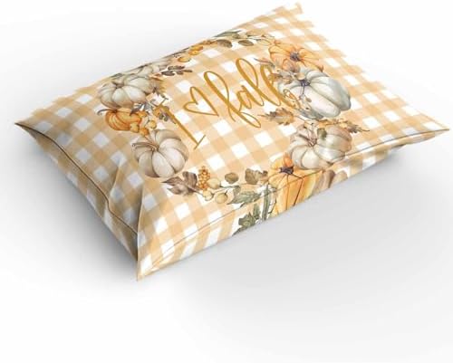 OComster California King Duvet Cover Set with Fall Floral Design
