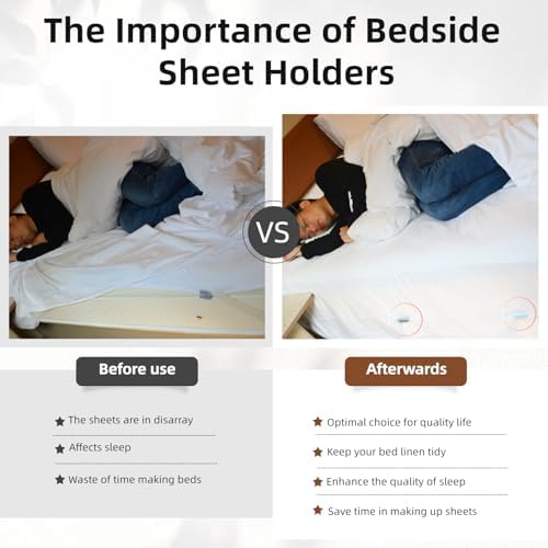 ELYXKY 6PCS Non-Slip Bed Sheet Grippers