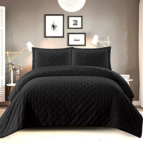 Royal Tradition Velvet Fluffy 3pc Quilt Set