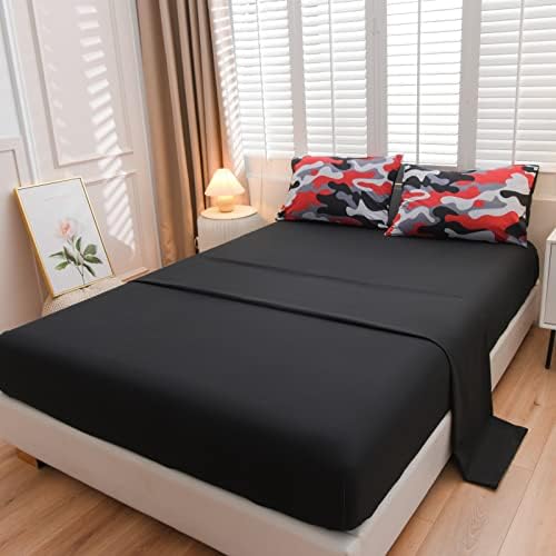 Meeting Story Camouflage Comforter Set 5PCS Full