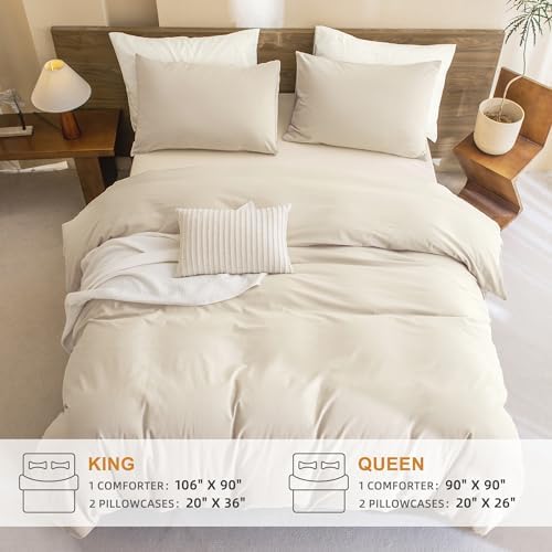 Sanracie Queen Comforter Set 3 Piece 100 Cotton