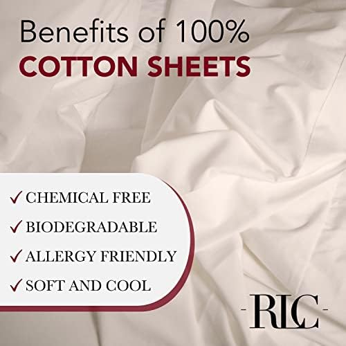 Red Land Cotton Luxury Sheet Set - Queen Size Natural