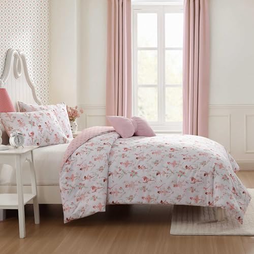 Laura Ashley Kids Comforter Set - Ballerina Divas Pink Twin