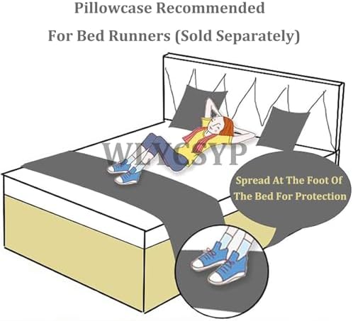WLYCSYP Premium Bed Runner for King Size Bed