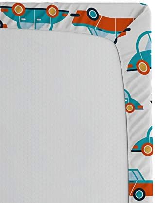 Ambesonne Boys Sheet Traffic Cars Graphic California King