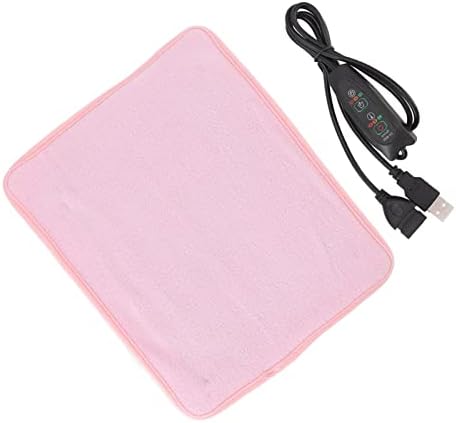 Septpenta Heated Throw Blanket with Multi Position Adjustment and Temperature Control Pink