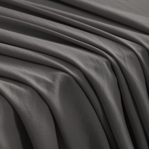NTBAY Twin Bed in a Bag Set 5 Pieces Dark Grey Kids Bedding