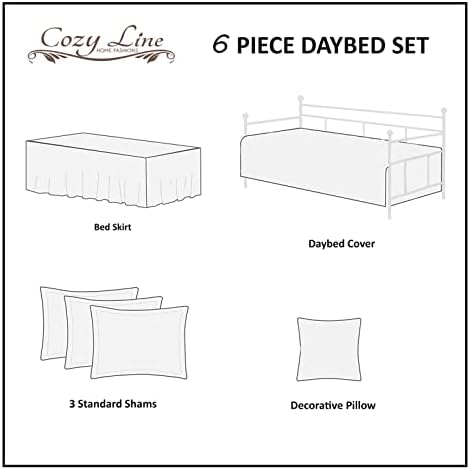 Cozy Line Home Fashions Reversible Quilt Bedding Set 1
