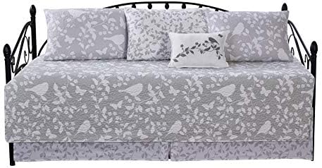 Home Soft Things Birdsong Gray Quilt Set Daybed Size