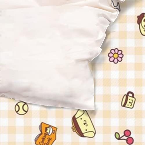 DIEZ Cartoon Pompompurin Comforter Set Twin Size 3pcs with Pillowcases