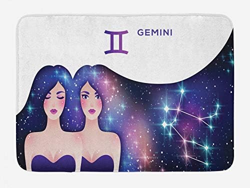 Ambesonne Celestial Bath Mat 302 x 20 Plush