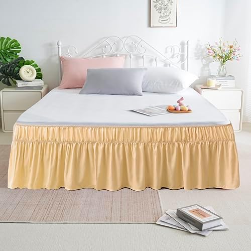 AYASW Bed Skirt Queen Size 18 Inch Drop Soft and Cozy
