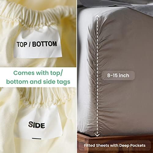 CEA Certified Giza Egyptian Cotton Sheet Set - California King Light Gray