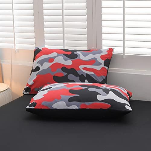 Meeting Story Camouflage Comforter Set 5PCS Full