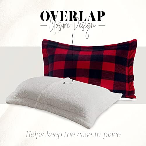 Elegant Comfort 3-Piece Buffalo Plaid Comforter Set