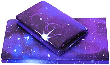 Galaxy Outer Space Sheet Set 3 pcs Purple Twin