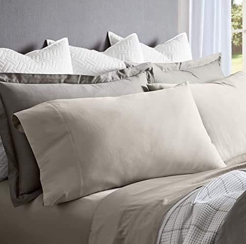 Boll Branch Percale Hemmed Sheet Set - Twin Pewter