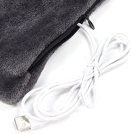 Dioche Electric Heated Blanket Throw for Couch USB Heated Shawl