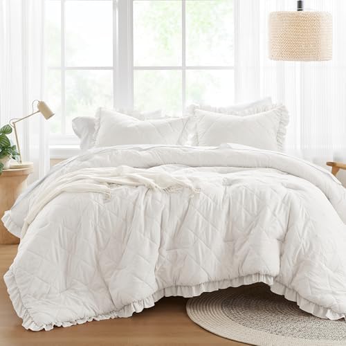 Comfort Spaces Twin Comforter Set with Ruffle