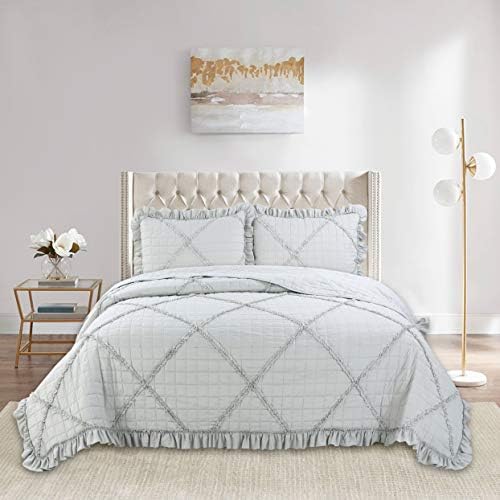 Marina Decoration Shabby Chic Quilt Set with Pillow Shams