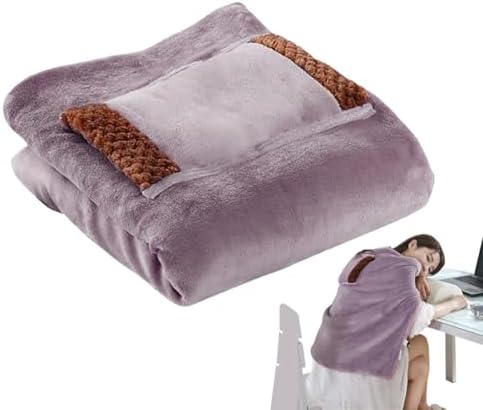 USB Rechargeable Electric Throw Blanket with Temperature Control