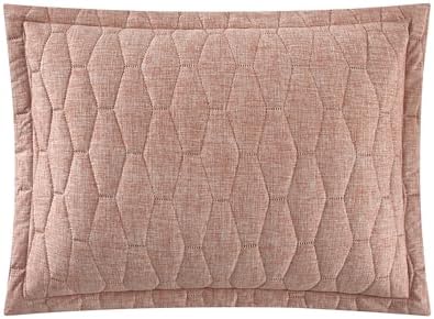 Chic Home Nyla 3 Piece King Size Quilt Set - Brick Red