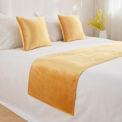 TTiiLoe Luxury Velvet Bed Runner 45x160cm