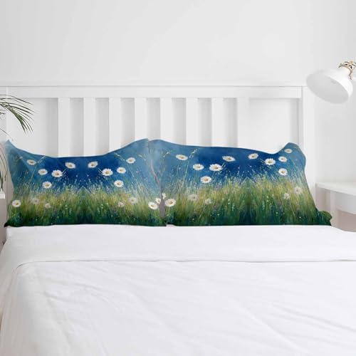 Boanket 3 Piece Queen Size Floral Duvet Cover Set