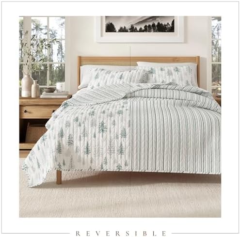 Great Bay Home Rustic Cabin Quilt Set - KingCalifornia King