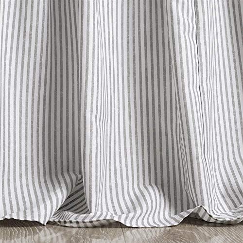 Lush Decor Gray Ticking Stripe Bedspread Set King 3 Piece