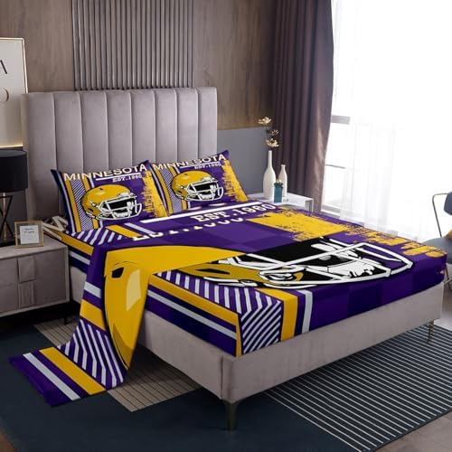 Erosebridal Boys Football Bed Sheet Set