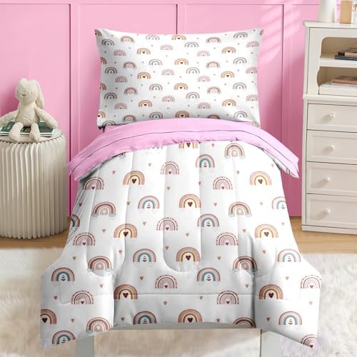Nesker 4 Pcs Comforter Set Toddler Size