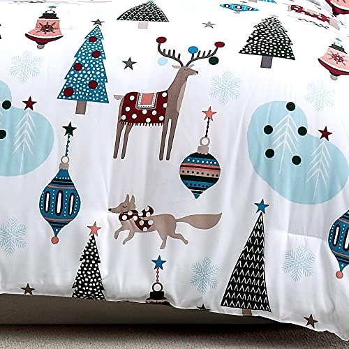 Winter Wonderland Christmas Comforter Set Twin 5-Piece