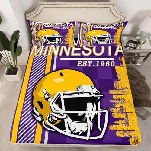 Erosebridal Boys Football Bed Sheet Set