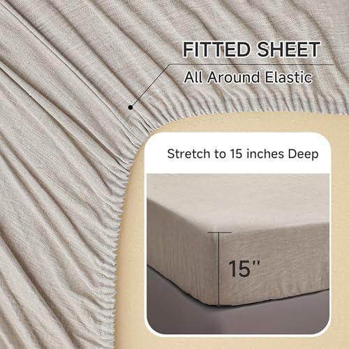 SimpleOpulence 100 Linen California King 4-Piece Set