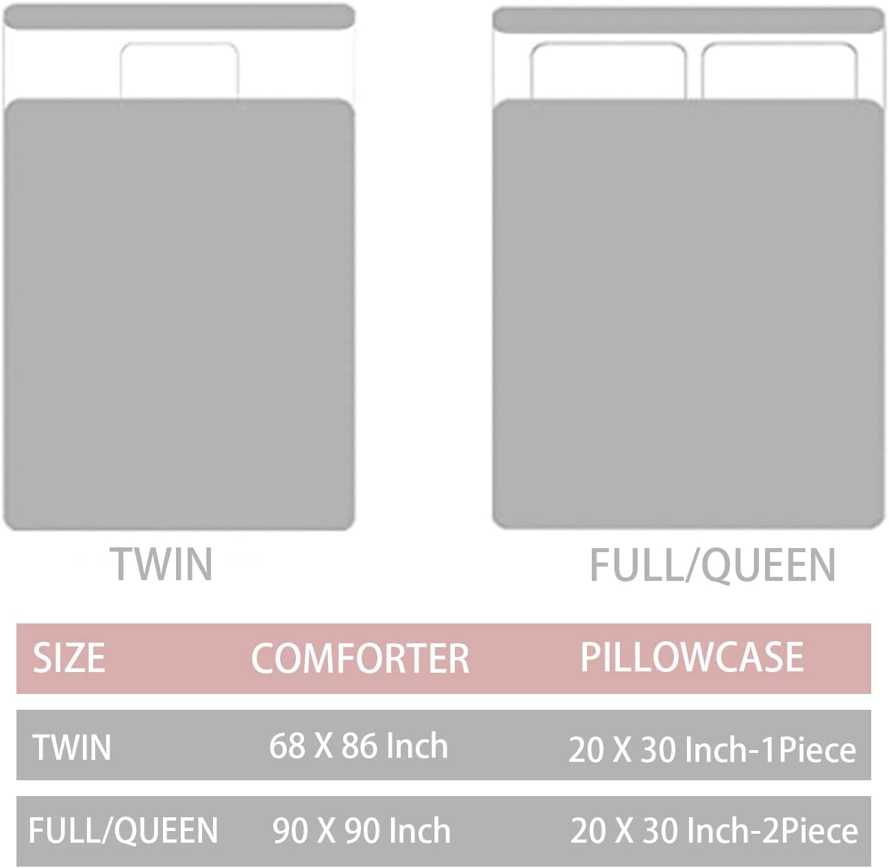 Yogeneg Rainbow Polka Dot Comforter Set Twin Size