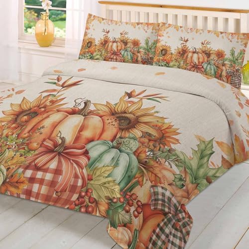 OComster California King Duvet Cover Set with Pillow Shams