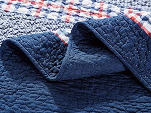 Chezmoi Collection Reversible Quilt Set Twin 3-Piece