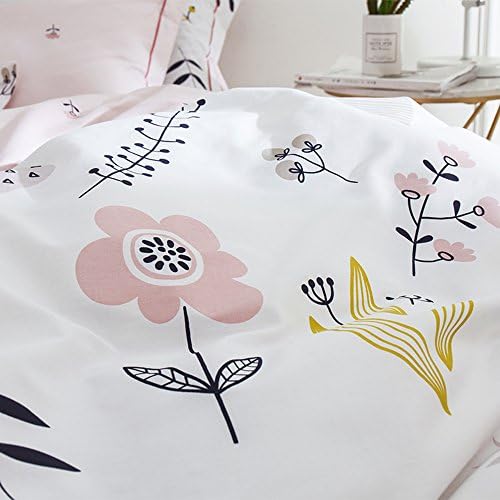 OTOB Soft Pink Floral Duvet Cover Set